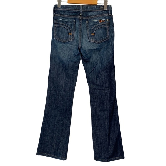 Fidelity Bella Donna Bootcut Jeans Womens 25 Blue Y2K Vintage USA/Japan Low Rise - Picture 4 of 7